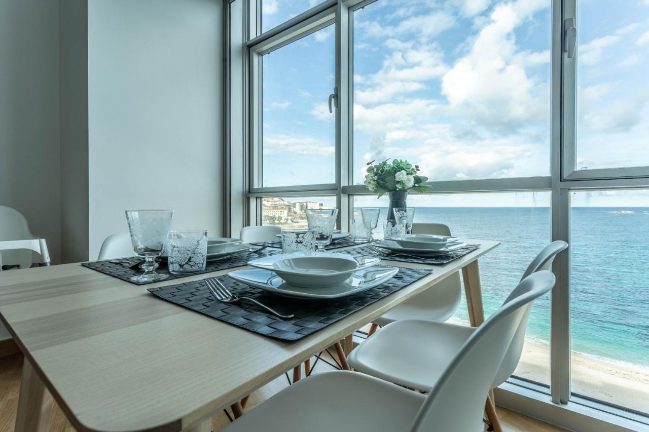 א-קורוניה Apartamento En Primera Linea De Playa Riazor מראה חיצוני תמונה